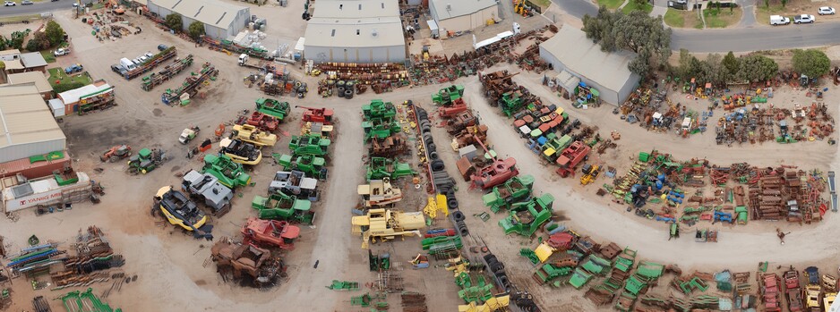 Murray Mallee Machinery Pic 1 - Wrecking Yard overhead