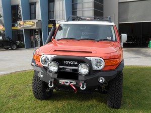 Outback Accessories Pic 5 - Toyota FJ Cruiser MCC Bullbar Warn Winch