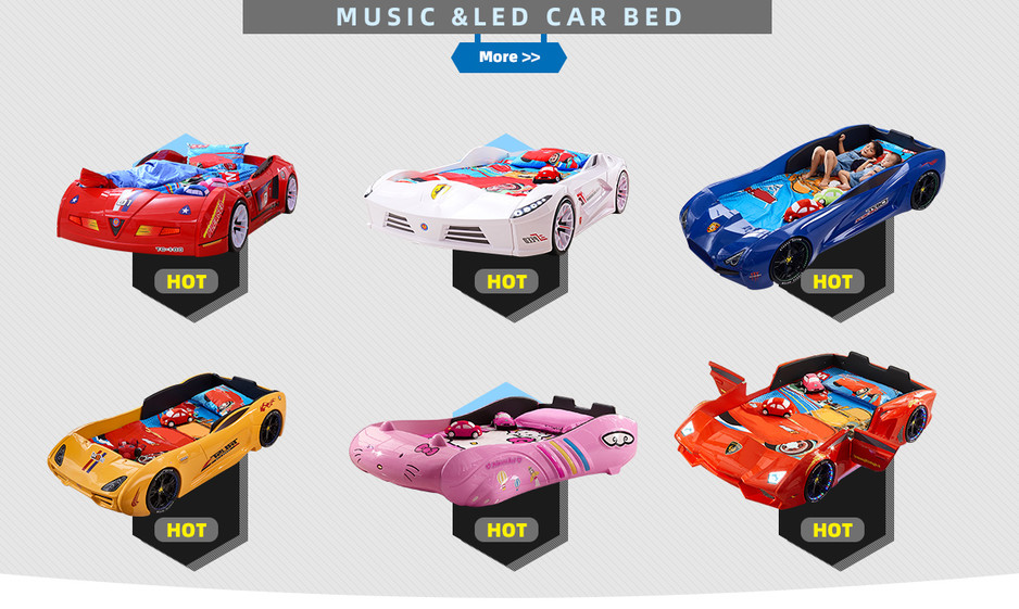 Hurry Guru AU Pic 1 - Kids Music Car Bed