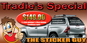 The Sticker Guy Australia Pic 3 - Tradies Special