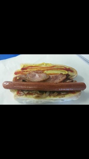 Harbour View Deli Pic 4 - Hotdog with the lot