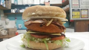 Harbour View Deli Pic 5 - Chicken burger with the lot