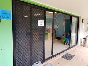 A J Doors Pic 3 - Repair done on the Sliding doors of the Butterfly Childcare in Manly West