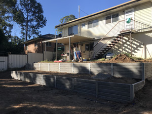 A Barry Carpentry Pic 5 - Retaining Wall