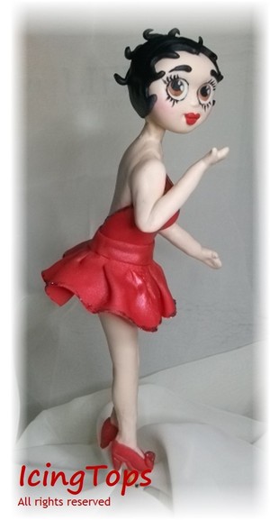 IcingTops Pic 2 - 3D Betty Boop cake topper