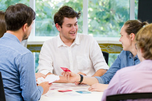 Culture Team Pic 3 - Cards vs Conflict allows players to discuss emotional responses to conflict in a fictional setting before delving into realworld scenarios