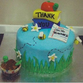 DelishDesigns Custom Designed Cakes Pic 2 - Teachers Thank You Cake