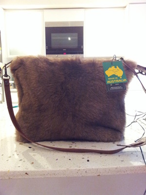 Rhettamartin Pic 5 - Kangaroo fur tote bag