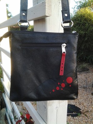 Rhettamartin Pic 2 - Mini shoulder bag with front zip Kangaroo leather