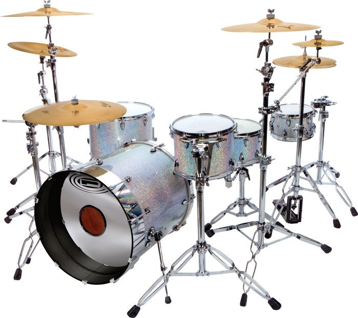 Oz Drums Pic 1 - OC Drums Travis Barker Signature Drumset