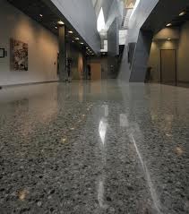 FRT Polishing Restorations Pic 2 - Polished Concrete Lobby Floor