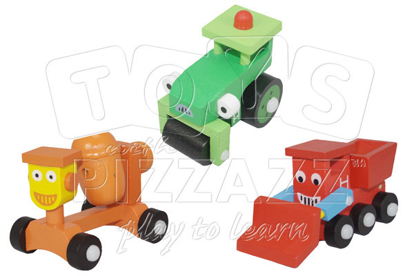 Toys with Pizzazz - Kids Educational Wooden Toys Pic 1 - Bob the Builder wooden trucks for kids