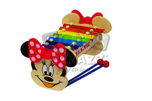 Toys with Pizzazz - Kids Educational Wooden Toys Pic 2 - Minnie wooden and metal xylophone for kids