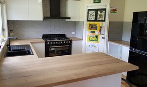 HTR Carpentry & Maintenance Pic 2 - Installed a new kitchen including tiling replastering new insulation and flooring