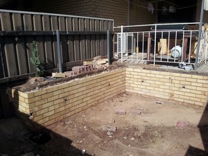 Affordable Maintenance Services Pic 4 - Decking before construction