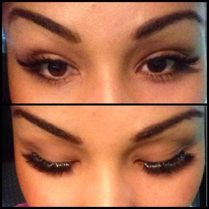 Lashings Extensions Pic 2 - Cluster Lashes