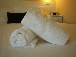 Eco Inn Warners Bay Pic 3 - New bedding and fluffy towels