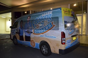 Signarama Erina/Gosford Pic 4 - Complete Full wrap Ettalong Diggers Mini Bus custom designed wrapped by Signarama ErinaGosford