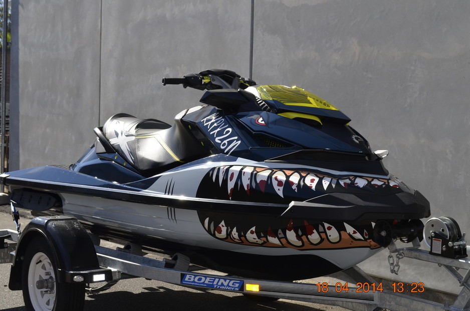 Signarama Erina/Gosford Pic 1 - Jet Ski inhouse design and wrapped by Signarama Erina Gosford