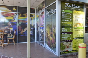 Signarama Erina/Gosford Pic 5 - Oneway Vision Thai Village West Gosford custom design applied by Signarama Erina Gosford