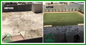 Wanda's Gardening & Landscaping Pic 3 - Before and after in Morley