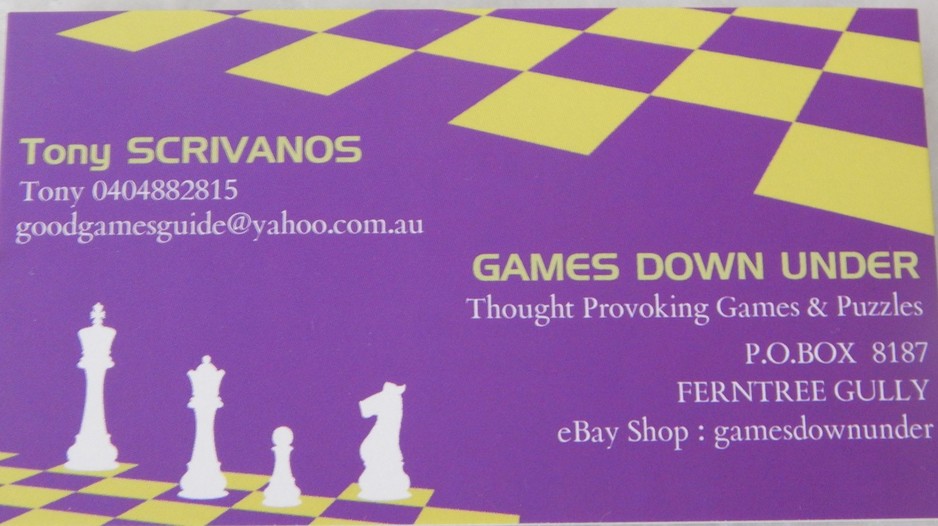 GAMES DOWN UNDER Pic 1