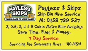 Payless Skips - Skip Bin Hire Pic 3