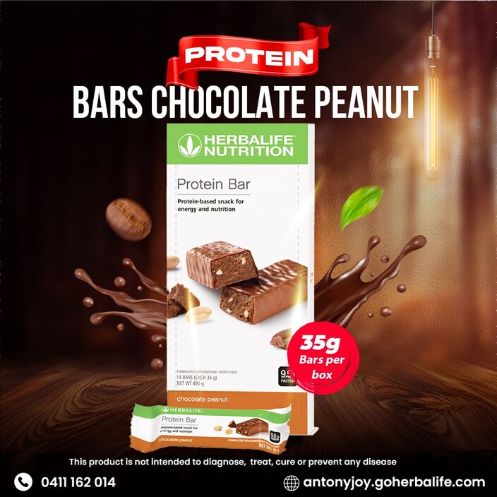 Joys Health and Wellness Center Pic 1 - Herbalife Nutrition Protein Bars Chocolate Peanut