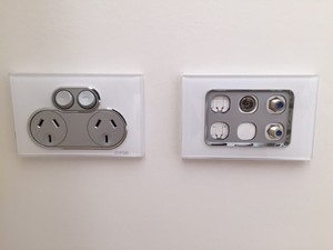 Power Link Electrics Pty Ltd Pic 4 - On a recent job we fitted out the whole installation with Clipsal Saturn range