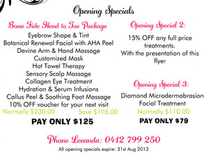 Bona Fide Beauty Pic 2 - Current Specials