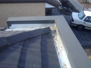 Pivot Plumbing Pty. Ltd. Pic 5 - Box gutter and cappings over a parepet wall