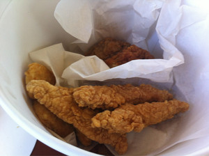 KFC Pic 3 - In a real bucket