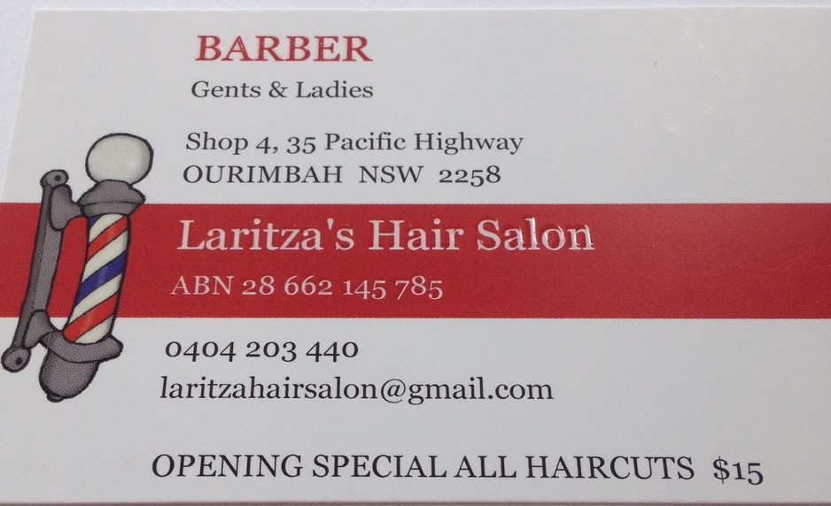 Laritza's Hair Salon Pic 1 - Barber Grooming and Waxing