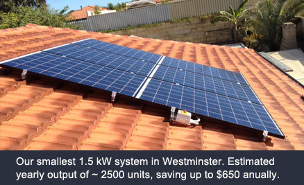 Fremantle Solar Pic 1 - 15 kW Westminster system