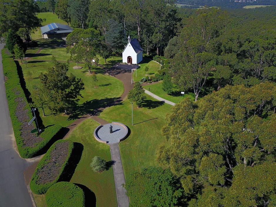 Mount Schoenstatt Spirituality Centre Pic 1 - Aerial View of Mount Schoenstatt Shrine Mulgoa