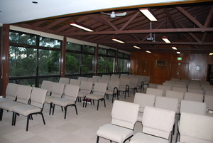 Mount Schoenstatt Spirituality Centre Pic 5 - Joseph Kentenich House offers a conference with a fabulous bush view Seating 80 to 100 theatre style Catering options are available