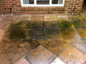 OCD Window & Gutter Cleaning Pic 3 - Before Pressure Cleaning