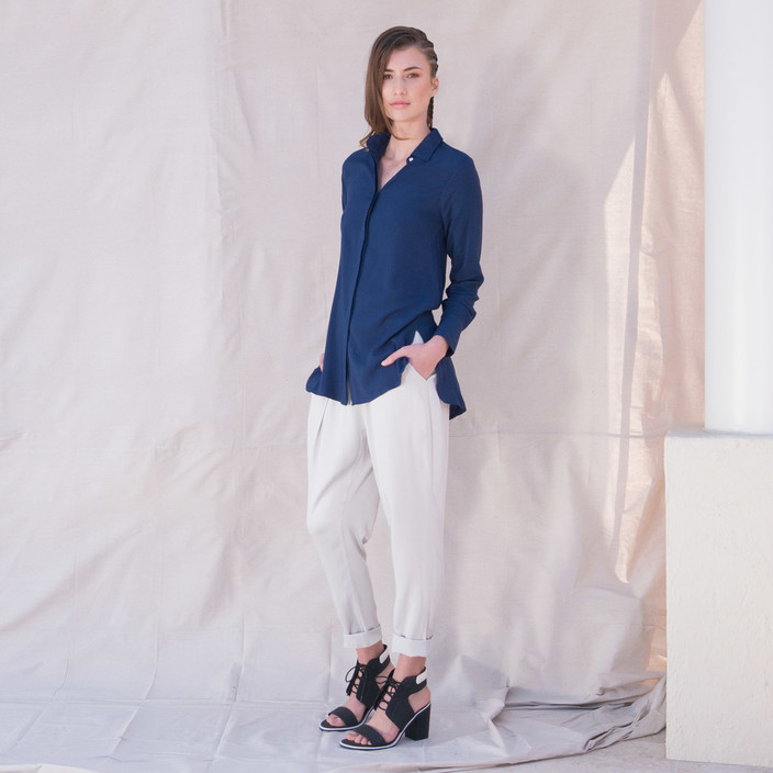 The Great Beyond Pic 1 - Helene Bamboo Shirt 98 Portia Bamboo Pants 98