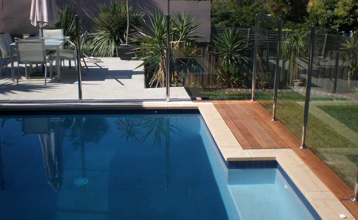 Bursa Glass Fencing & Balustrades Pic 1 - semi frameless glass pool fencing