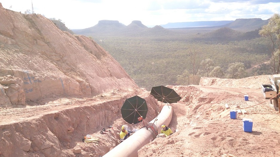 AGW Pty Ltd Pic 1 - glng pipeline accadia valley qld