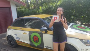 P1 Driving School Pic 4 - Another happy successful learner Regular driving lessons helps