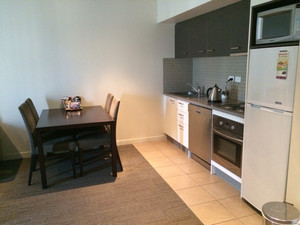 Quest Maitland Pic 3 - Kitchen area in a onebedroom unit