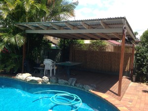 NJR CONSTRUCTIONS AND RENOVATIONS Pic 4 - pool side entertainment area with roof