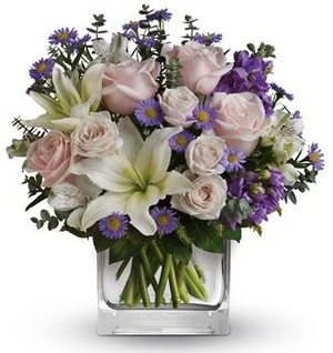 Blue Mountains Blossoms Florist Pic 2 - Watercolour wishes lilies roses and daisys