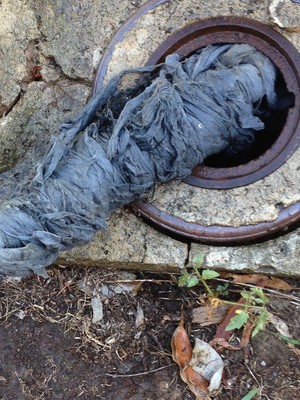 Just In Time Plumbing Services Pic 5 - Unblock sewer pipes blockage caused by flushing baby wipes