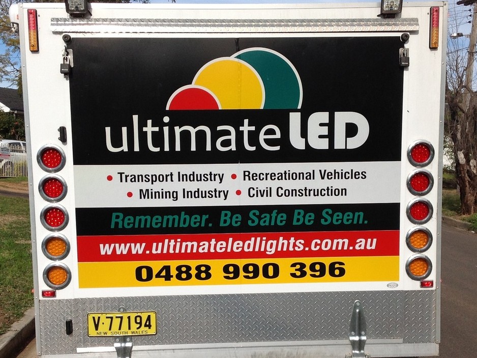 Ultimate LED Pic 1 - 4 inch Round and Slimline Tail Lights ADR Approved