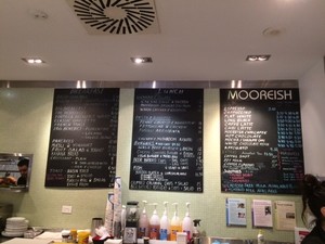 Mooreish On Moore Pic 3 - Blackboard menu