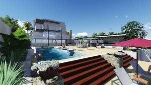 DDLA Landscape Architecture & Urban Design Pic 2 - C Residence Final 3D Model Chelma Brisbane Qld