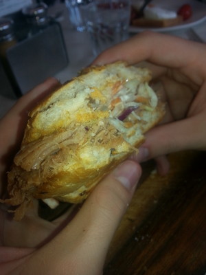 The Coffee Club Pic 3 - Delicious pulled pork roll