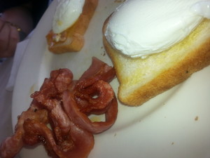 The Coffee Club Pic 2 - Gluten free bacon and eggs